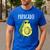 Pregnancy Announcement Shirts Men Dad Papacado Men's Casual T-Shirt Royal Blue