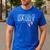 Promoted To Daddy Est 2026 Shirt New Daddy New Dad Men's Casual T-Shirt Royal Blue