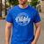Promoted To Daddy Est 2026 Stamp First Time Dad To Be Men's Casual T-Shirt Royal Blue