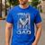 Proud Air Force Dad Shirt Military Family Fathers Day Men's Casual T-Shirt Royal Blue