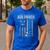 Proud Air Force Dad Of The US Air Force USA Flag Men's Casual T-Shirt Royal Blue Proud Air Force Dad Of The US Air Force USA Flag Men's Casual T-Shirt Royal Blue