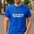 Proud Basketball Dad T-Shirt Men's Casual T-Shirt Royal Blue
