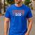 Proud Cheer Dad My Favorite Cheerleader Calls Me Daddy Men Men's Casual T-Shirt Royal Blue Proud Cheer Dad My Favorite Cheerleader Calls Me Daddy Men Men's Casual T-Shirt Royal Blue