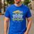 Proud Dad Of A 2026 Graduate Grad Senior Graduation Father Men's Casual T-Shirt Royal Blue