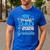 Proud Dad Of a Class Of 2026 Graduate Senior 2026 Men's Casual T-Shirt Royal Blue