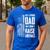 Proud Dad That Didn't Raise Liberals American Flag -ON BACK Women Men Men's Casual T-Shirt Royal Blue Proud Dad That Didn't Raise Liberals American Flag -ON BACK Women Men Men's Casual T-Shirt Royal Blue