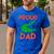 Proud Dad Of A Gator Unique Idea For Fathers Day Men's Casual T-Shirt Royal Blue