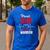 Proud Dad Of a Heart Warrior CHD Awareness Gift Men's Casual T-Shirt Royal Blue