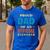 Proud Dad Of An Official Teenager 13th Birthday Family Men's Casual T-Shirt Royal Blue