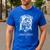 Proud Irish Wolfhound Dad Dog Dad Irish Wolfhound Dog Men's Casual T-Shirt Royal Blue