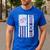 Proud New Dad New Girl Baby Fathers Day First Time Dad Men's Casual T-Shirt Royal Blue