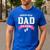 Proud New Dad Its A Girl Baby Gender Announcement Men's Casual T-Shirt Royal Blue
