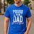 Proud New Dad It's A Girl Father To Be Soon To Be Dad Men's Casual T-Shirt Royal Blue
