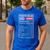 Puerto Rican Dad Nutrition Facts Pride Father's Day Men's Casual T-Shirt Royal Blue