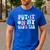 Put It On My Dads Tab Fathers Day Groovy Kids Son Daughter Men's Casual T-Shirt Royal Blue