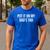Put It On My Dad's Tab Men's Casual T-Shirt Royal Blue