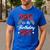 Race Car Dad Of The Birthday Boy Racing Family Pit Crew Men's Casual T-Shirt Royal Blue