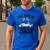 Race Car Racing Family Dada Pit Crew Birthday Party Men's Casual T-Shirt Royal Blue