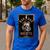 Rad Dad Society Cool Dad Club Dad Life Tee Fathers Day Men's Casual T-Shirt Royal Blue