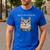 Rage Is Consuming Me Silly Staring Cat Meme Dad Mom Men's Casual T-Shirt Royal Blue Rage Is Consuming Me Silly Staring Cat Meme Dad Mom Men's Casual T-Shirt Royal Blue