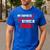 Red Cheer Dad Family Father Cheerleader Squad Men's Casual T-Shirt Royal Blue