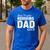 Redskins Goshen Best Freakin' Dad Ever HS Men's Casual T-Shirt Royal Blue Redskins Goshen Best Freakin' Dad Ever HS Men's Casual T-Shirt Royal Blue