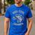 Reel Cool Great Grandpa Step Dad Fishing Father Day Men's Casual T-Shirt Royal Blue