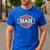 Retro Cool Dad Club Birthday Father's Day For Men Men's Casual T-Shirt Royal Blue