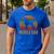 Retro Poodle Dad Dog Owner Pet Poodle Father Men's Casual T-Shirt Royal Blue Retro Poodle Dad Dog Owner Pet Poodle Father Men's Casual T-Shirt Royal Blue