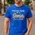 Retro Proud Dad Of a Senior Class Of 2026 Senior Dad 2026 Men's Casual T-Shirt Royal Blue