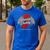 Retro Vintage US States Hoosier Daddy State Outline Desig Men's Casual T-Shirt Royal Blue Retro Vintage US States Hoosier Daddy State Outline Desig Men's Casual T-Shirt Royal Blue