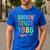 Rockin' Since 1986 Vintage Rockstar 40th Birthday Mom Dad 40 Men's Casual T-Shirt Royal Blue Rockin' Since 1986 Vintage Rockstar 40th Birthday Mom Dad 40 Men's Casual T-Shirt Royal Blue