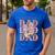Rodeo Dad Pink Boots Coquette Cow-Girl Birthday Party Men's Casual T-Shirt Royal Blue