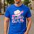 Rodeo Dad Pink Cowgirl 1St Birthday Family Matching Men's Casual T-Shirt Royal Blue