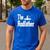 The Rodfather Fishing Dad Men's Casual T-Shirt Royal Blue