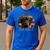 Rottie Dog Mom Dad 'Merica Rottweiler Men's Casual T-Shirt Royal Blue