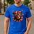 Rottweiler Heart Glasses Cute Rottie Dog Lover Mom Dad Kids Men's Casual T-Shirt Royal Blue