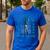 Saturdays For Dads Golfer Father's Day Men's Casual T-Shirt Royal Blue
