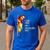 I Saw That I'm Telling Dad Religious Christian Jesus Men's Casual T-Shirt Royal Blue