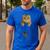 Scottish Fold Cat Pocket Cat Mom Cat Dad Cat Lover Men's Casual T-Shirt Royal Blue