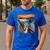 The Scream Cat Parody For Kitty Cat Lover Cat Mom Cat Dad Men's Casual T-Shirt Royal Blue