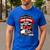 Semi Truck Driver For Truckers And Dads Small Men's Casual T-Shirt Royal Blue
