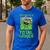 Sesame Street Father's Day Total Grouch Dad Men's Casual T-Shirt Royal Blue