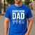 Show Choir Dad Drive Pay Cheer Dad Of A Choir Performer Men's Casual T-Shirt Royal Blue
