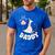 Silly Daddy Silly Goose Dad Birthday Family Matching Party Men's Casual T-Shirt Royal Blue
