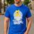 The Simpsons Father's Day Homer Best Dad BOD Men's Casual T-Shirt Royal Blue