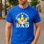 The Simpsons World's Best Dad Father's Day Group V2 Small Men's Casual T-Shirt Royal Blue