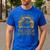 I Only Smoke The Good Stuff BBQ Barbeque Chef Dad Men's Casual T-Shirt Royal Blue