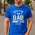 Soon To Be Dad 2026 Loading Men's Casual T-Shirt Royal Blue