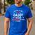 Soon To Be Daddy Again Est 2026 Loading Daddy Men's Casual T-Shirt Royal Blue
